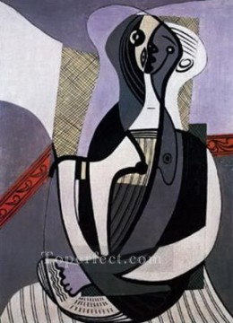 座る女性 2 1927 パブロ・ピカソ Oil Paintings